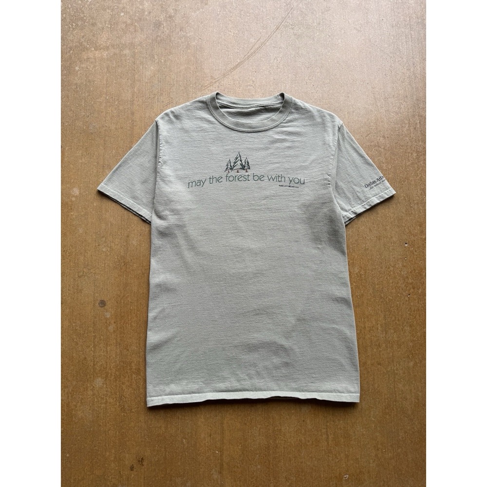 VTG 2000 May The Forest Be With You Dallas Arboretum Nature T-Shirt Green S